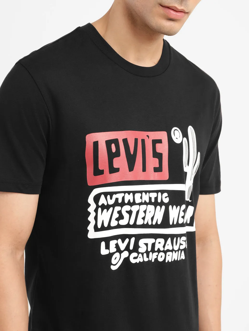 Men's Graphic Print Slim Fit T-shirt LEVI'S