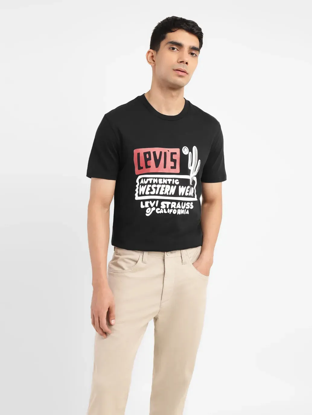 Men's Graphic Print Slim Fit T-shirt LEVI'S