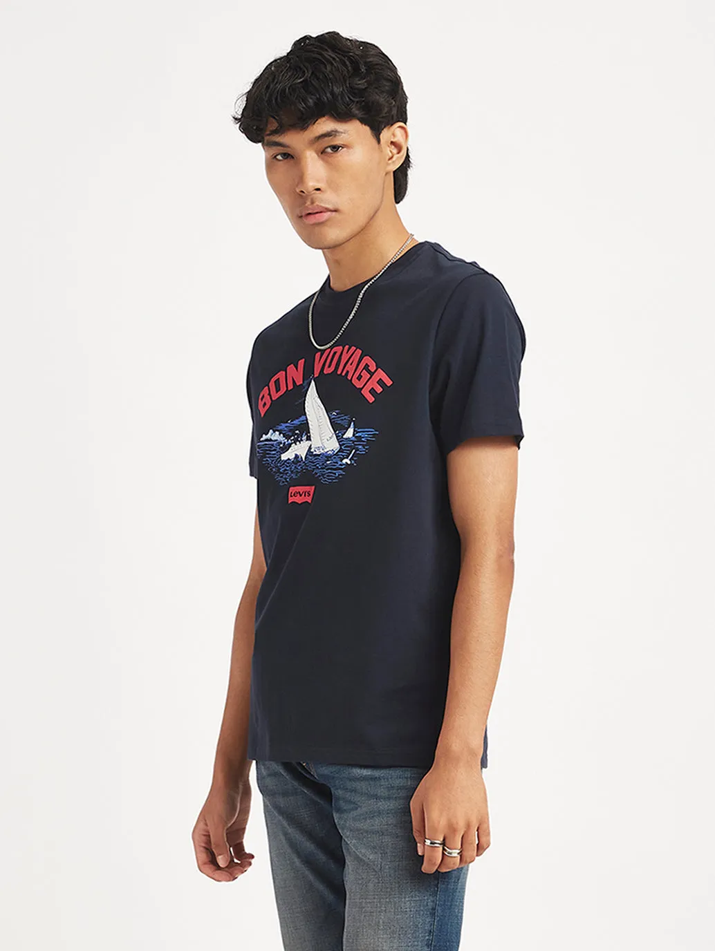 Men's Graphic Print Slim Fit T-Shirt LEVI'S