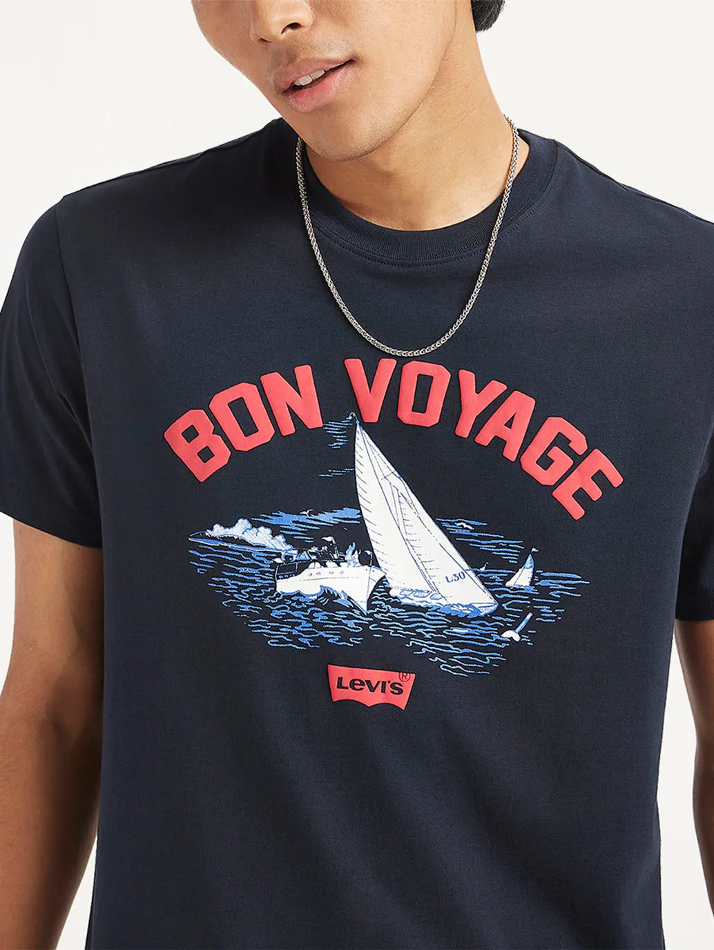 Men's Graphic Print Slim Fit T-Shirt LEVI'S