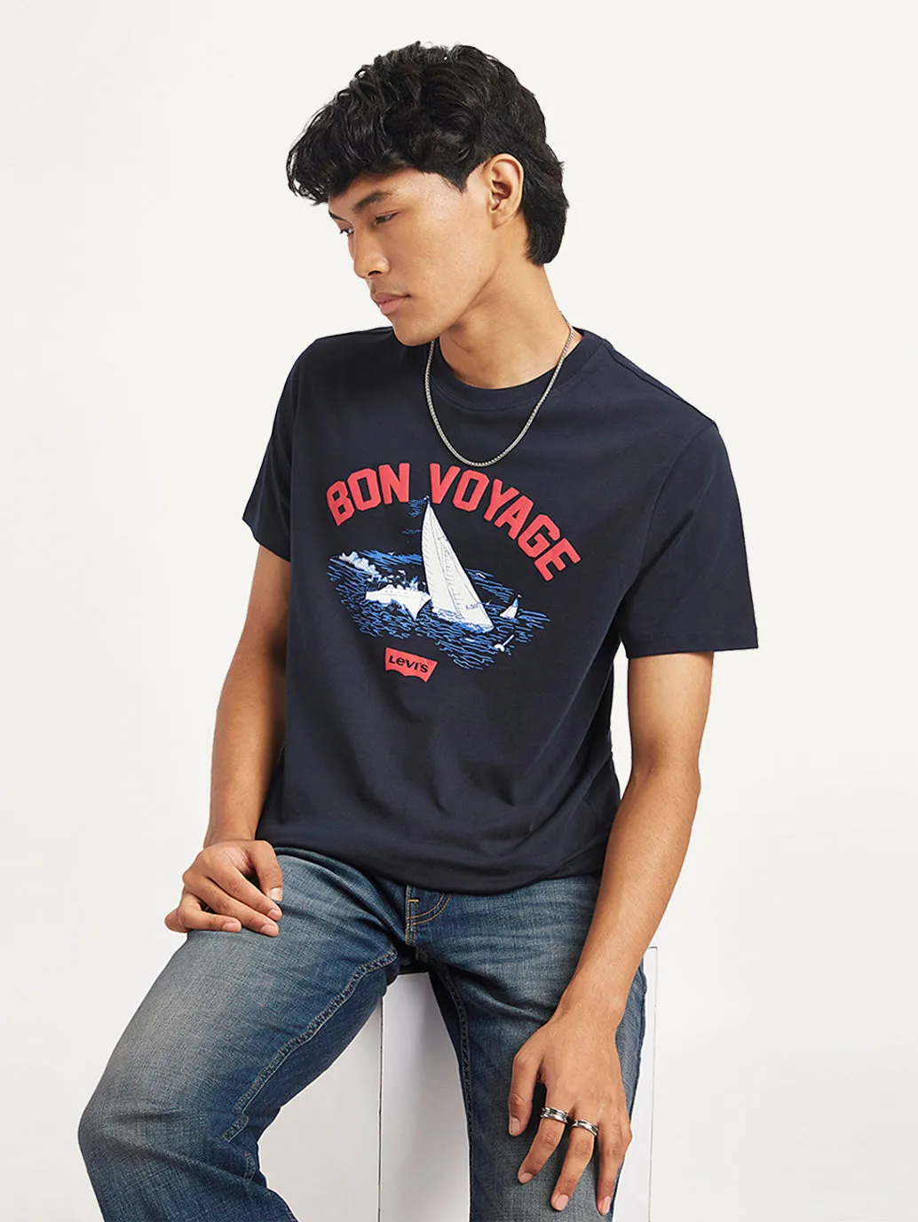 Men's Graphic Print Slim Fit T-Shirt LEVI'S