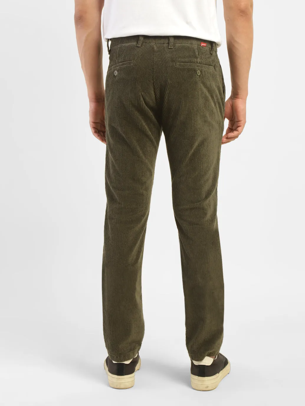 Men's Green Regular Fit Trousers LEVI'S