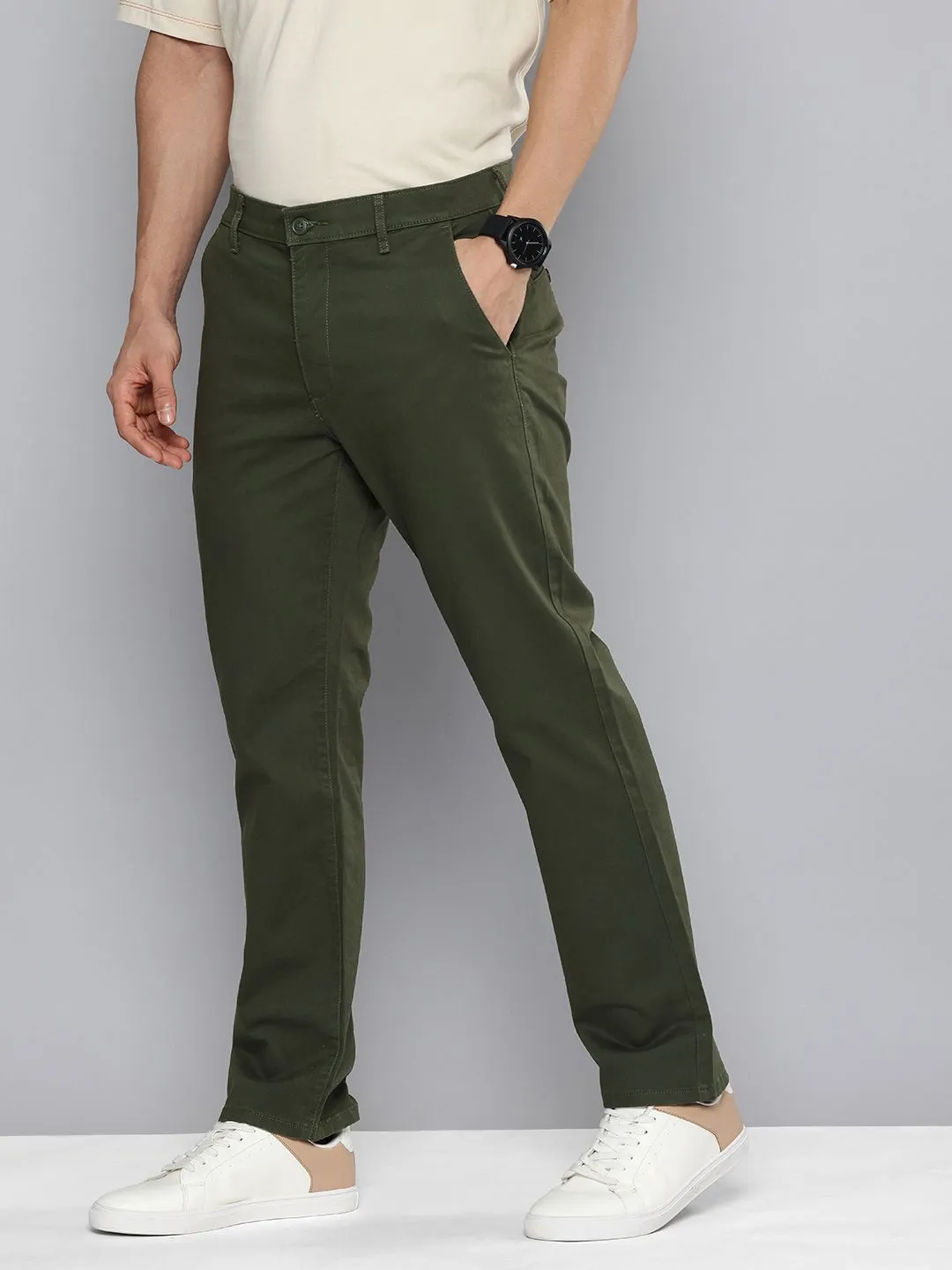 Men's Green Tapered Chinos LEVI'S