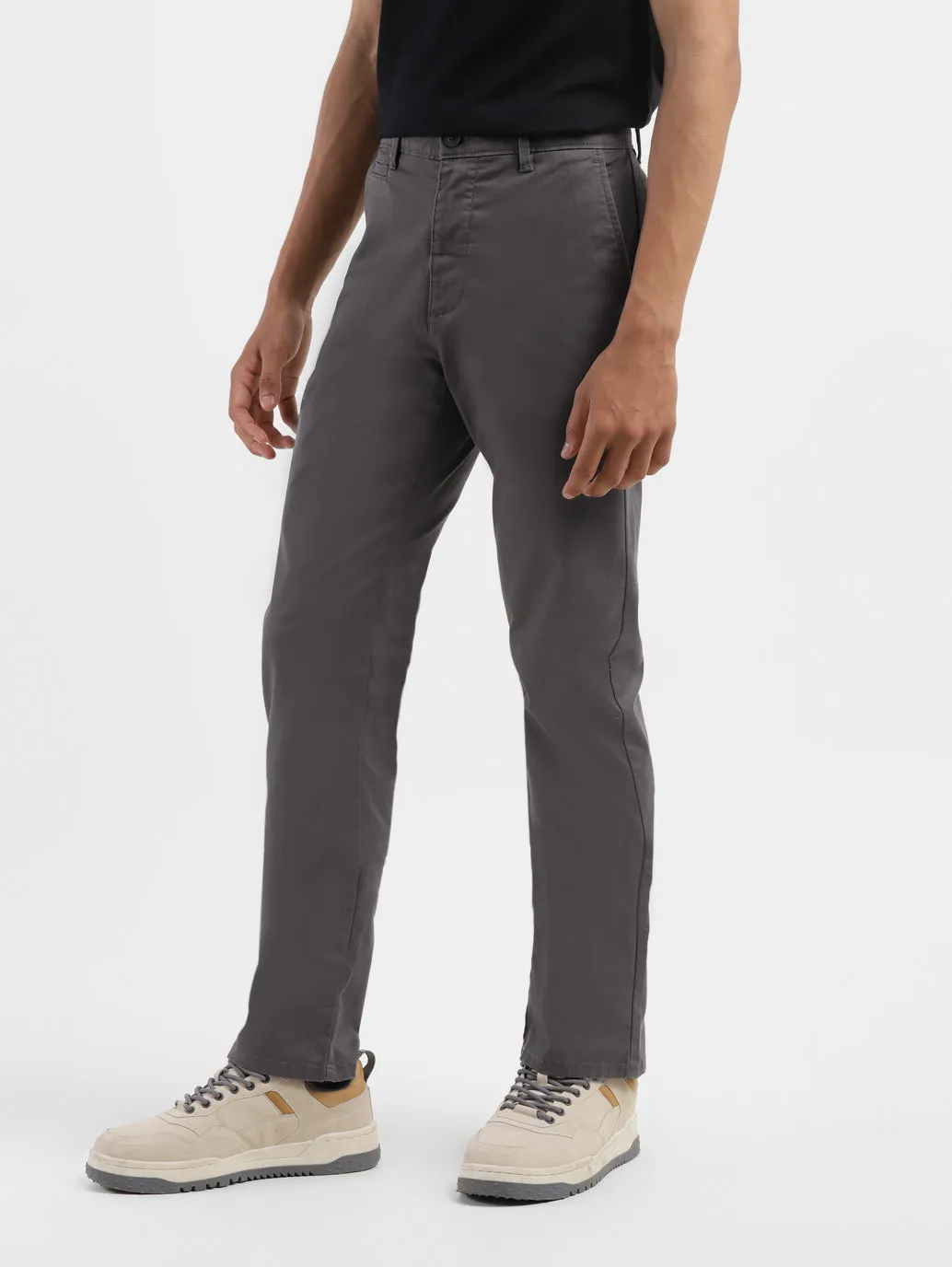 Men's Men's Grey Slim Fit Trousers LEVI'S