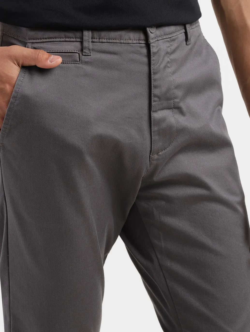 Men's Men's Grey Slim Fit Trousers LEVI'S
