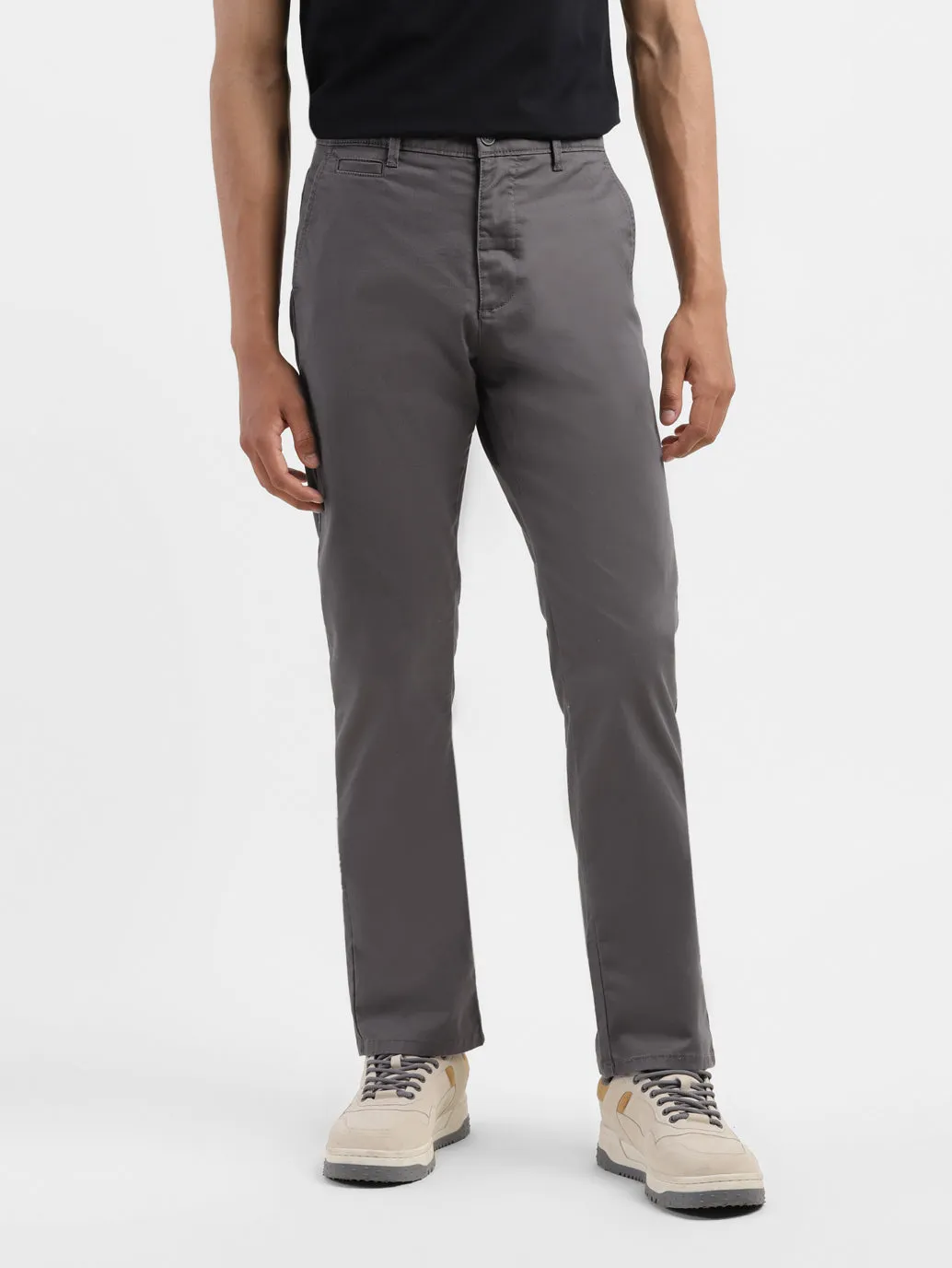 Men's Men's Grey Slim Fit Trousers LEVI'S