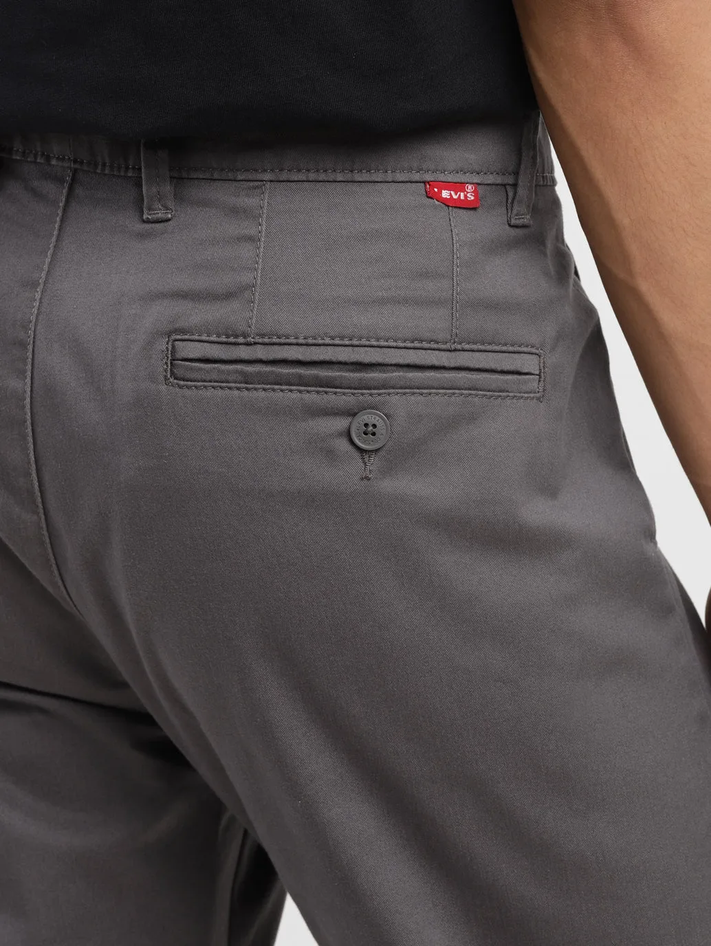 Men's Men's Grey Slim Fit Trousers LEVI'S