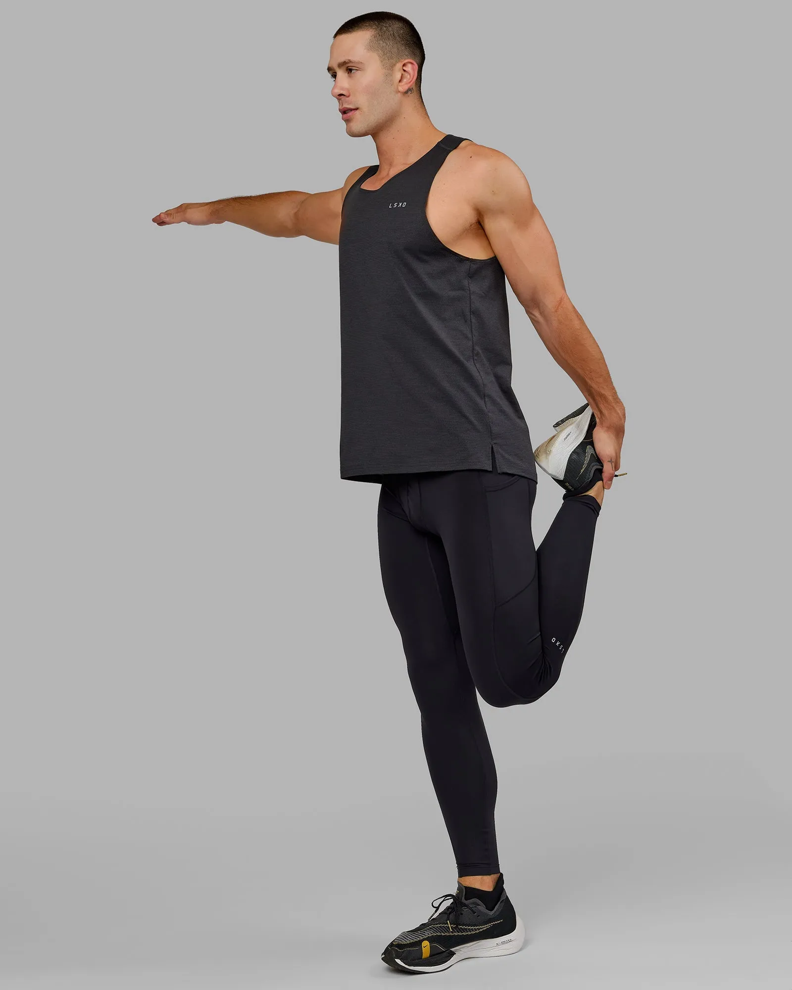 Mens Perform Full Length Legging - Black