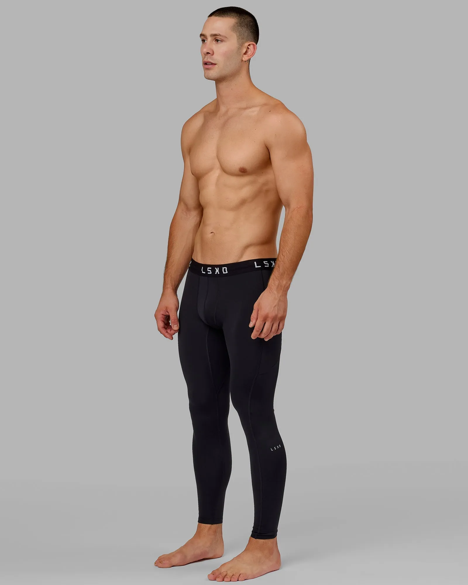 Mens Perform Full Length Legging - Black