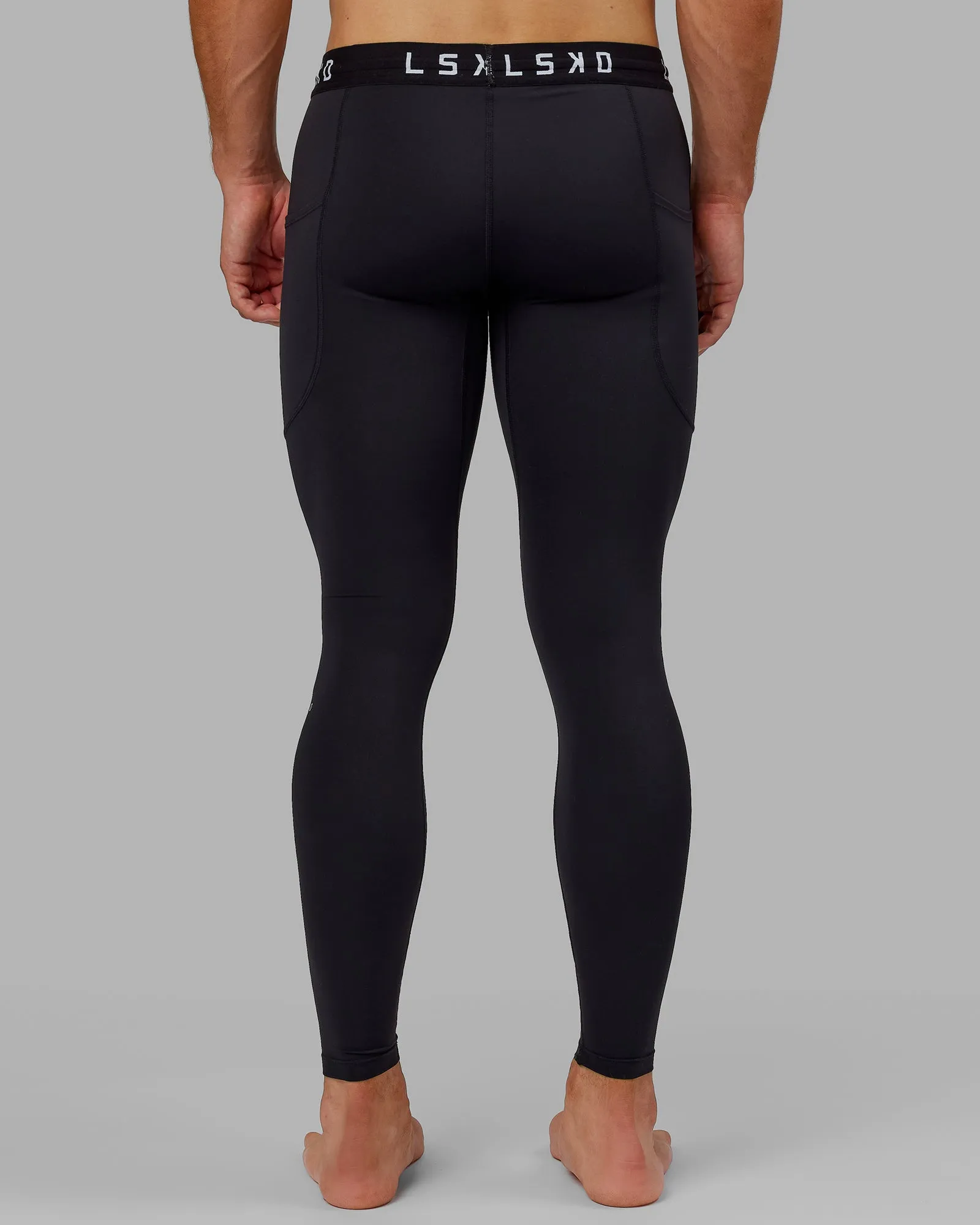 Mens Perform Full Length Legging - Black