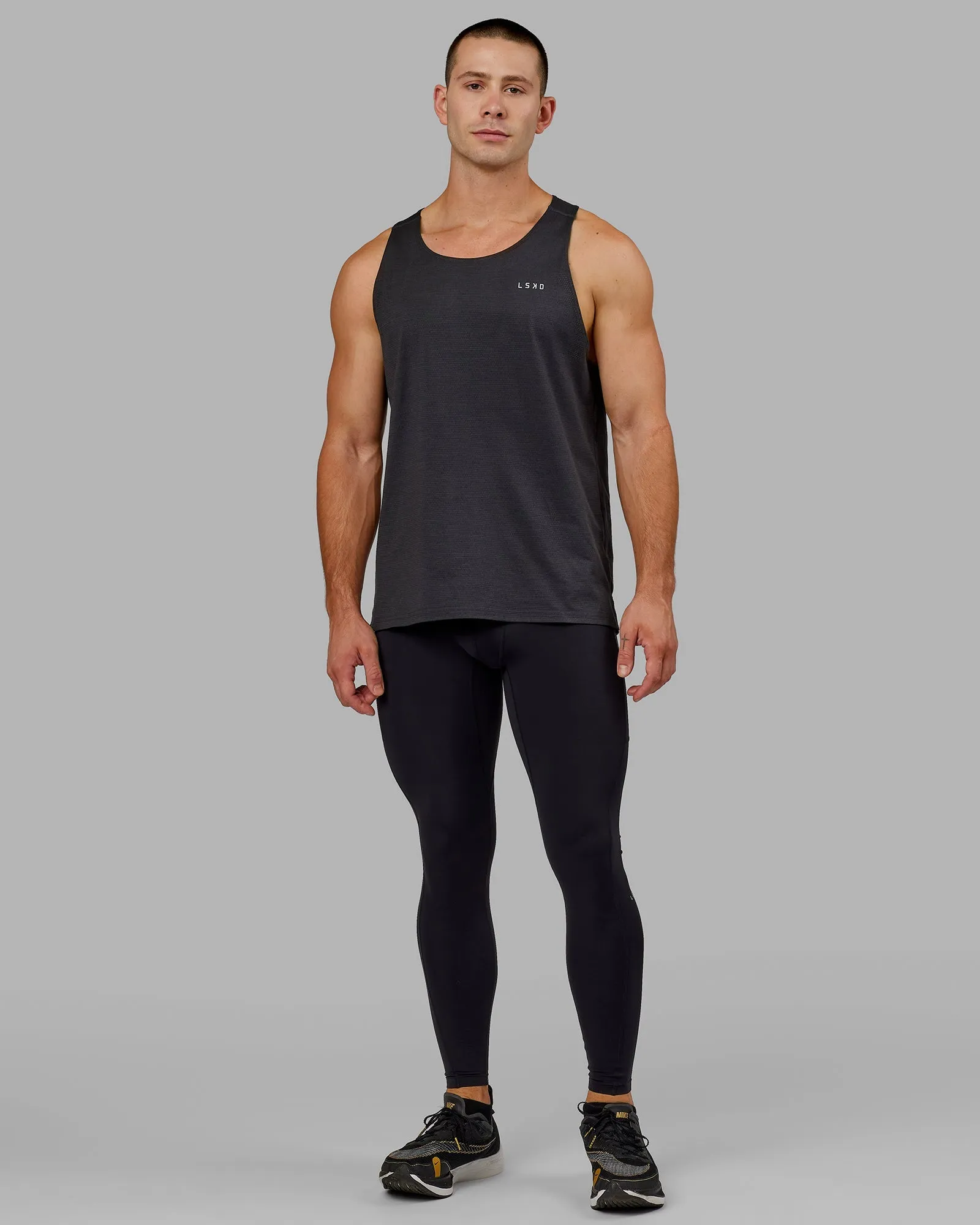 Mens Perform Full Length Legging - Black
