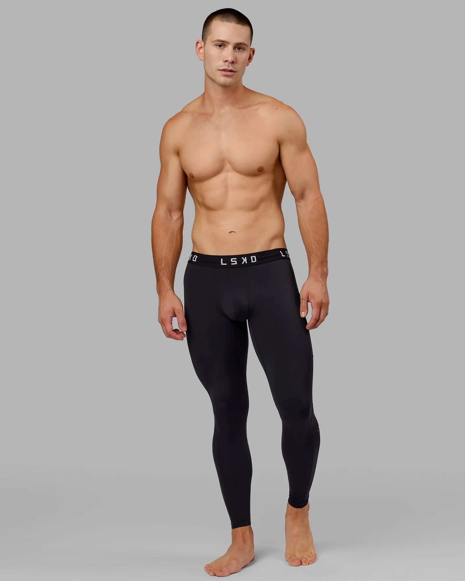 Mens Perform Full Length Legging - Black
