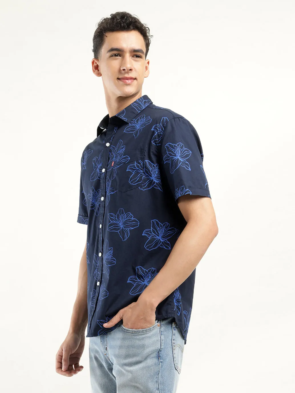 Men's Printed Slim Fit Shirt LEVI'S