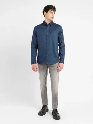 Men's Self Design Slim Fit Shirt LEVI'S