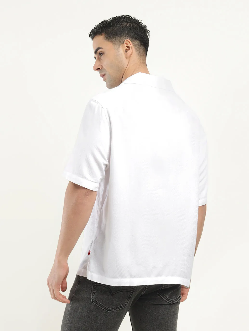 Men's Solid Camp Collar Shirt LEVI'S
