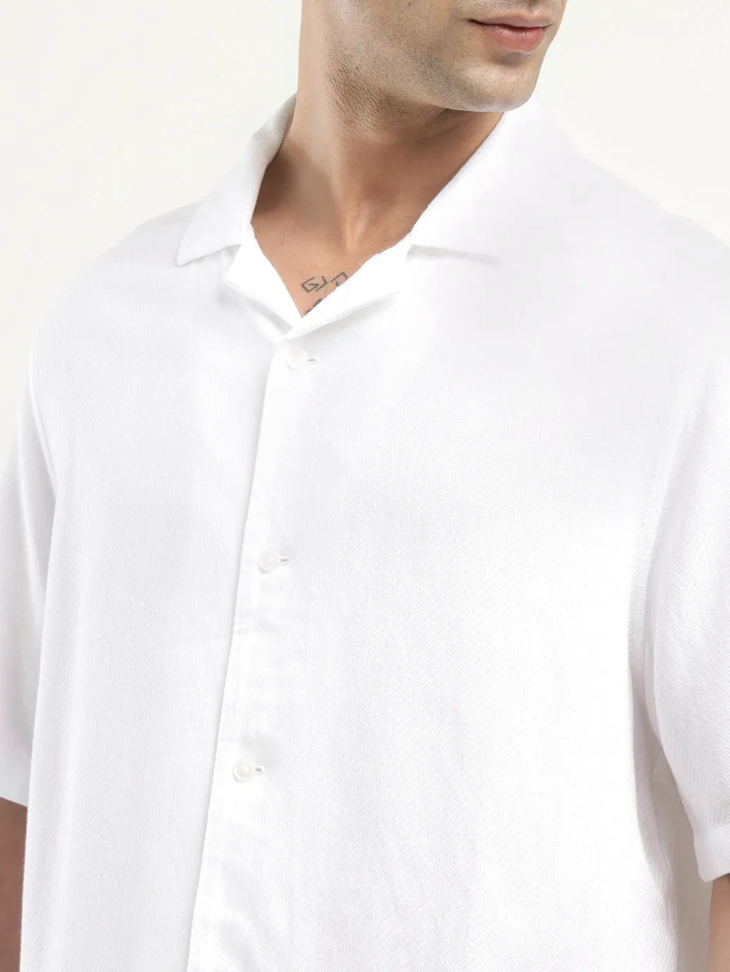 Men's Solid Camp Collar Shirt LEVI'S