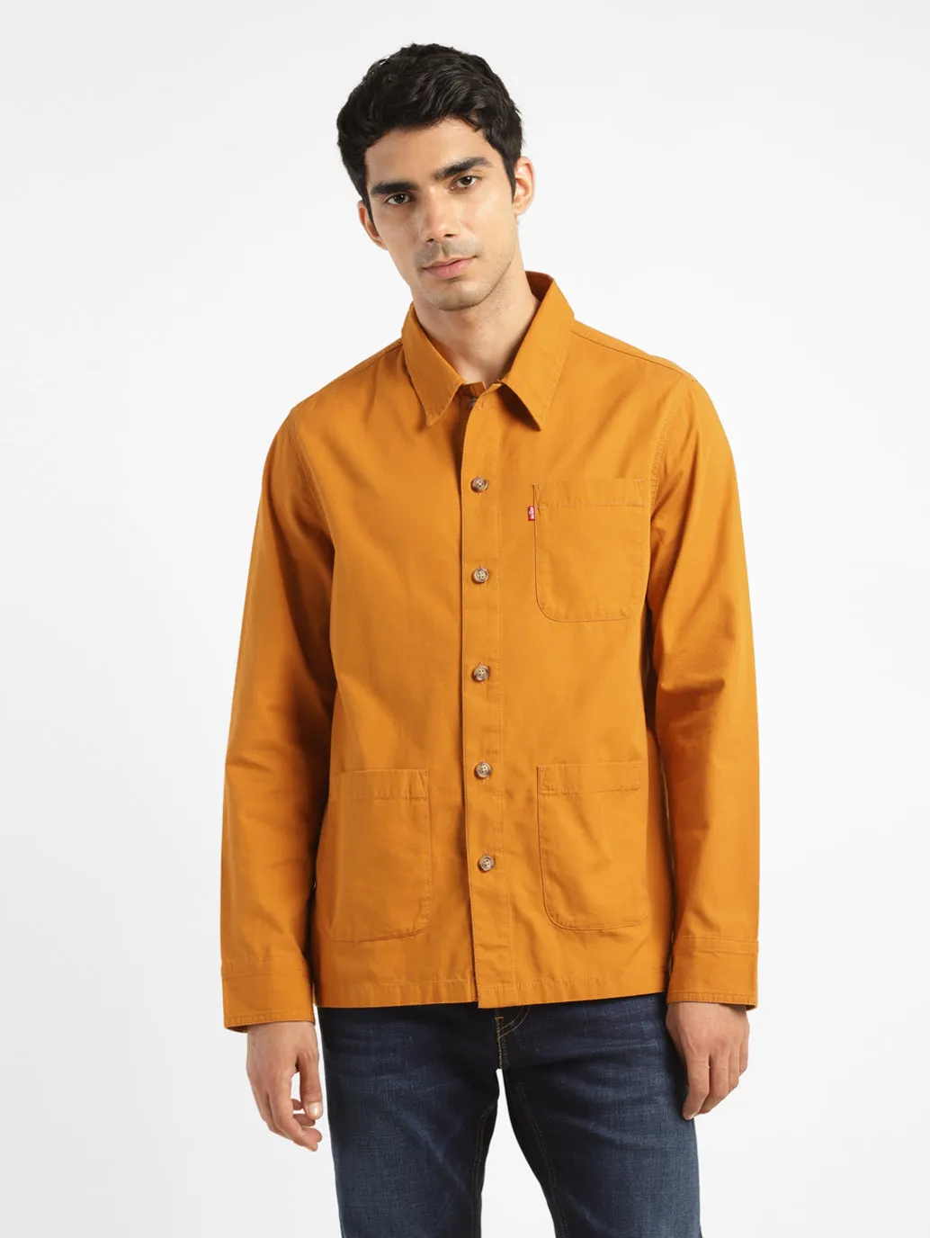 Men's Solid Full Sleeve Shacket LEVI'S