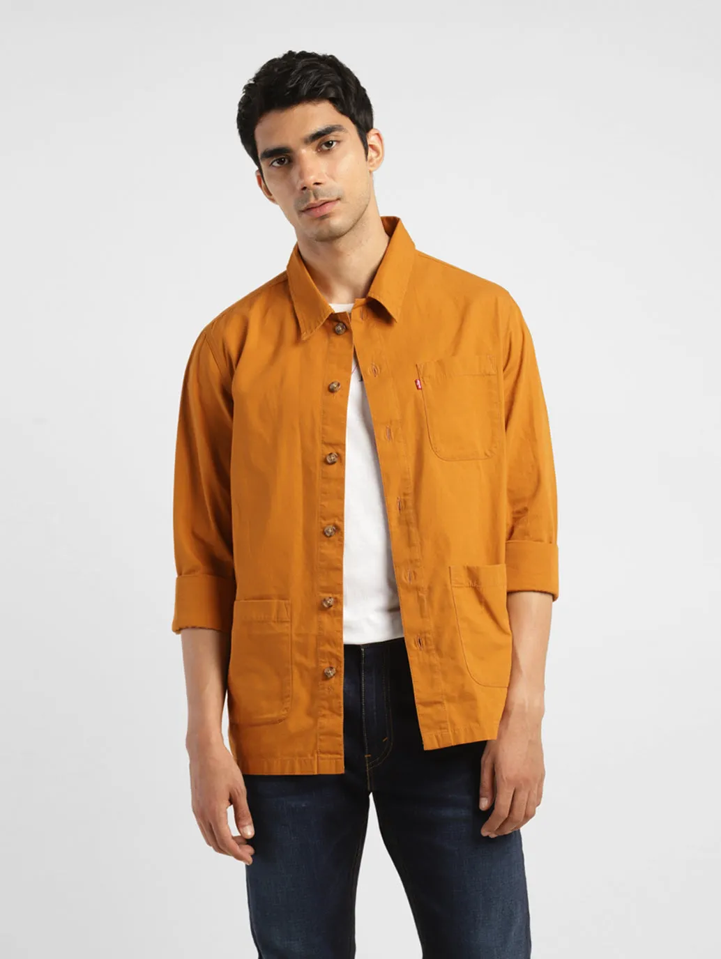 Men's Solid Full Sleeve Shacket LEVI'S