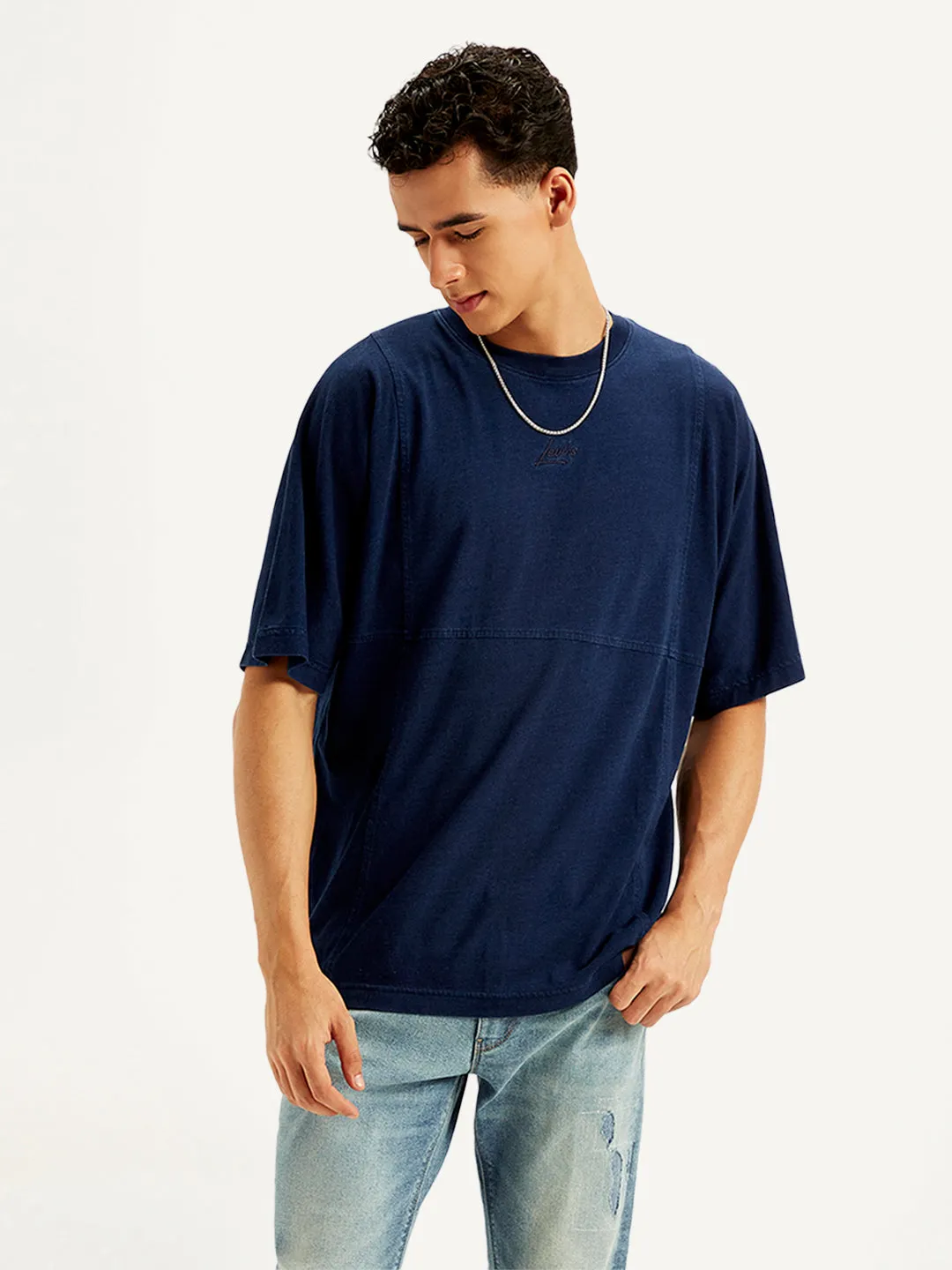Men's Solid Regular Fit T-Shirt LEVI'S