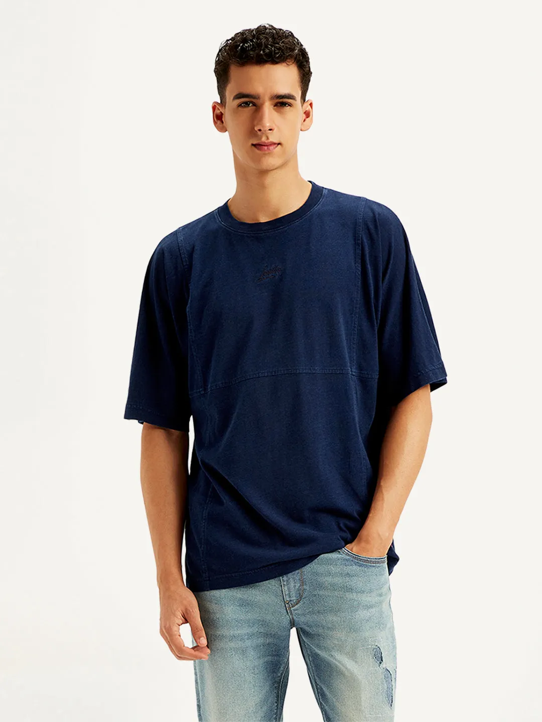 Men's Solid Regular Fit T-Shirt LEVI'S