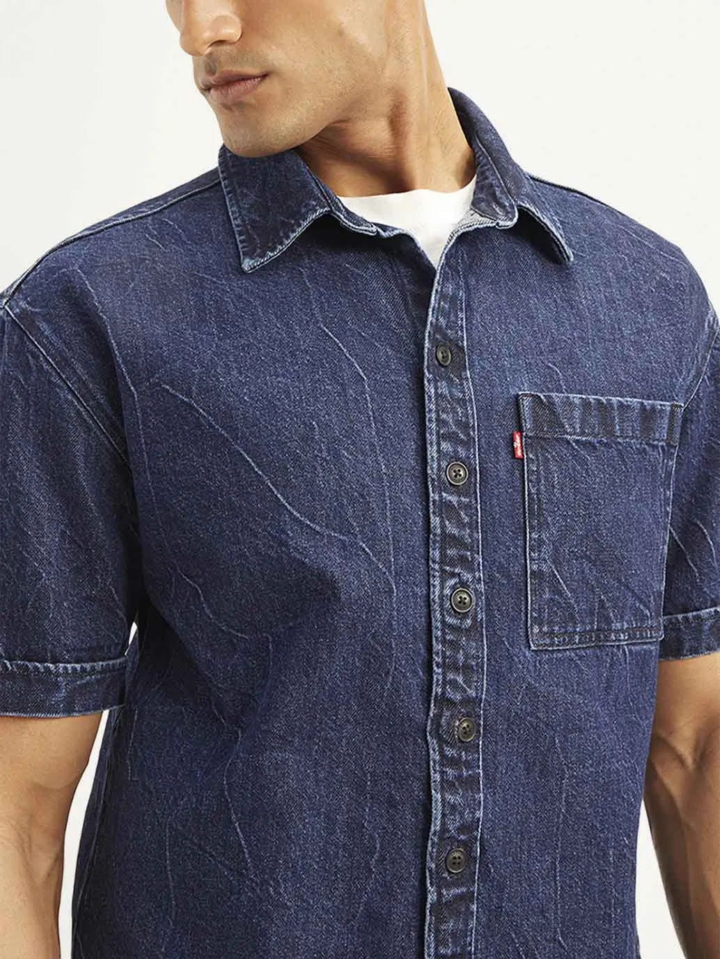 Men's Solid Relaxed Fit Shirt LEVI'S