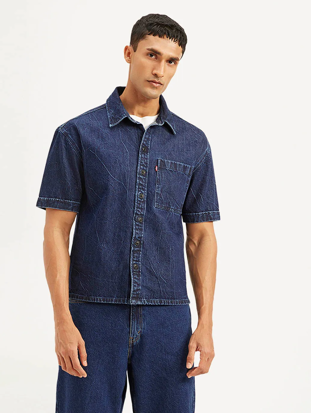 Men's Solid Relaxed Fit Shirt LEVI'S