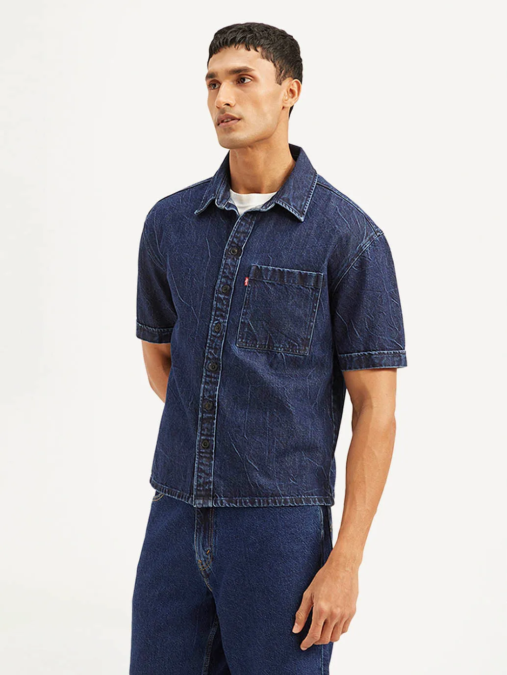 Men's Solid Relaxed Fit Shirt LEVI'S
