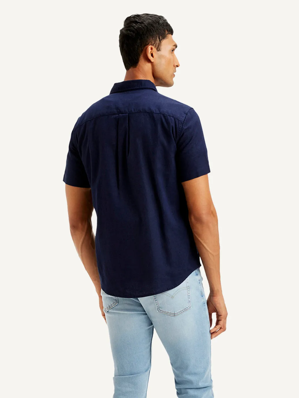 Men's Solid Slim Fit Linen Shirt LEVI'S