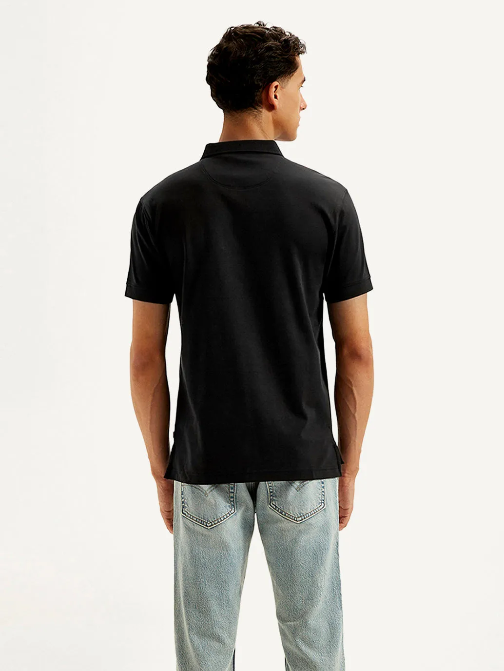 Men's Solid Slim Fit Polo T-shirt LEVI'S
