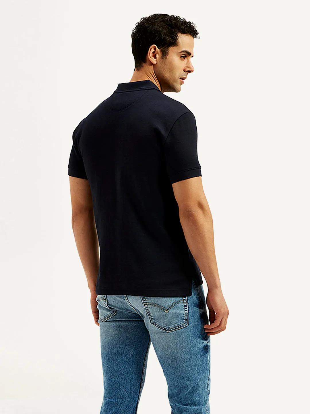 Men's Solid Slim Fit Polo T-Shirt LEVI'S