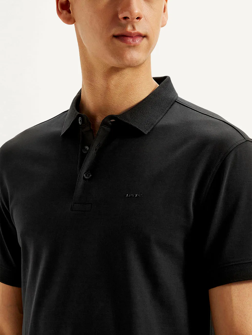 Men's Solid Slim Fit Polo T-shirt LEVI'S