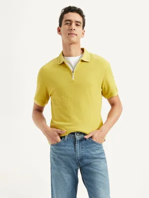 Men's Solid Slim Fit Polo T-shirt LEVI'S