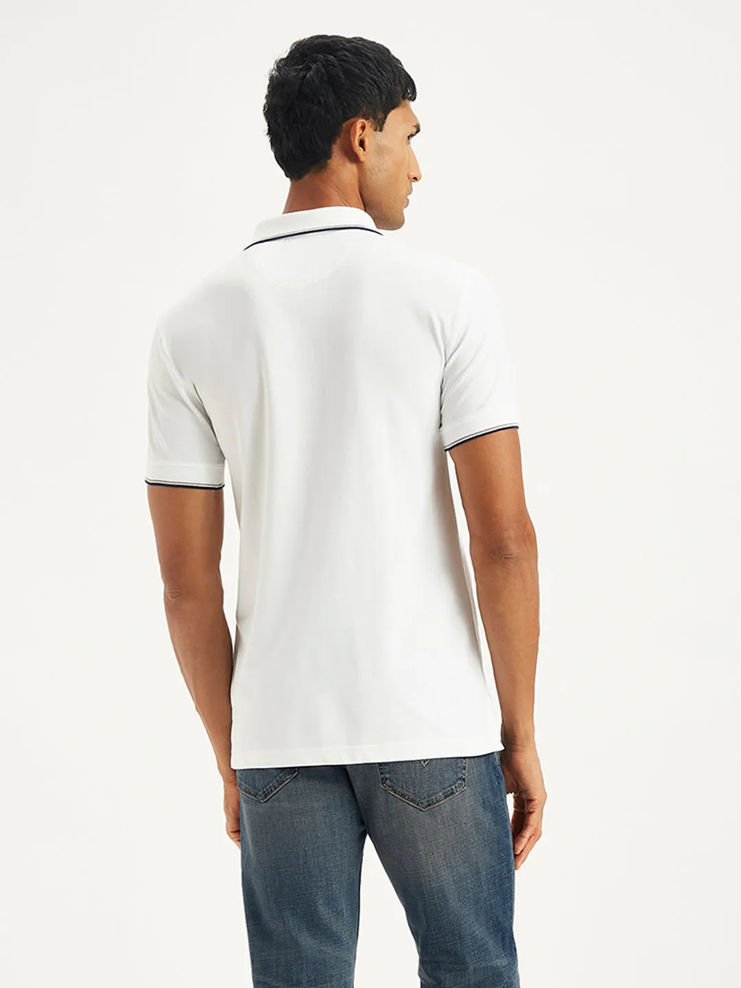 Men's Solid Slim Fit Polo T-Shirt LEVI'S