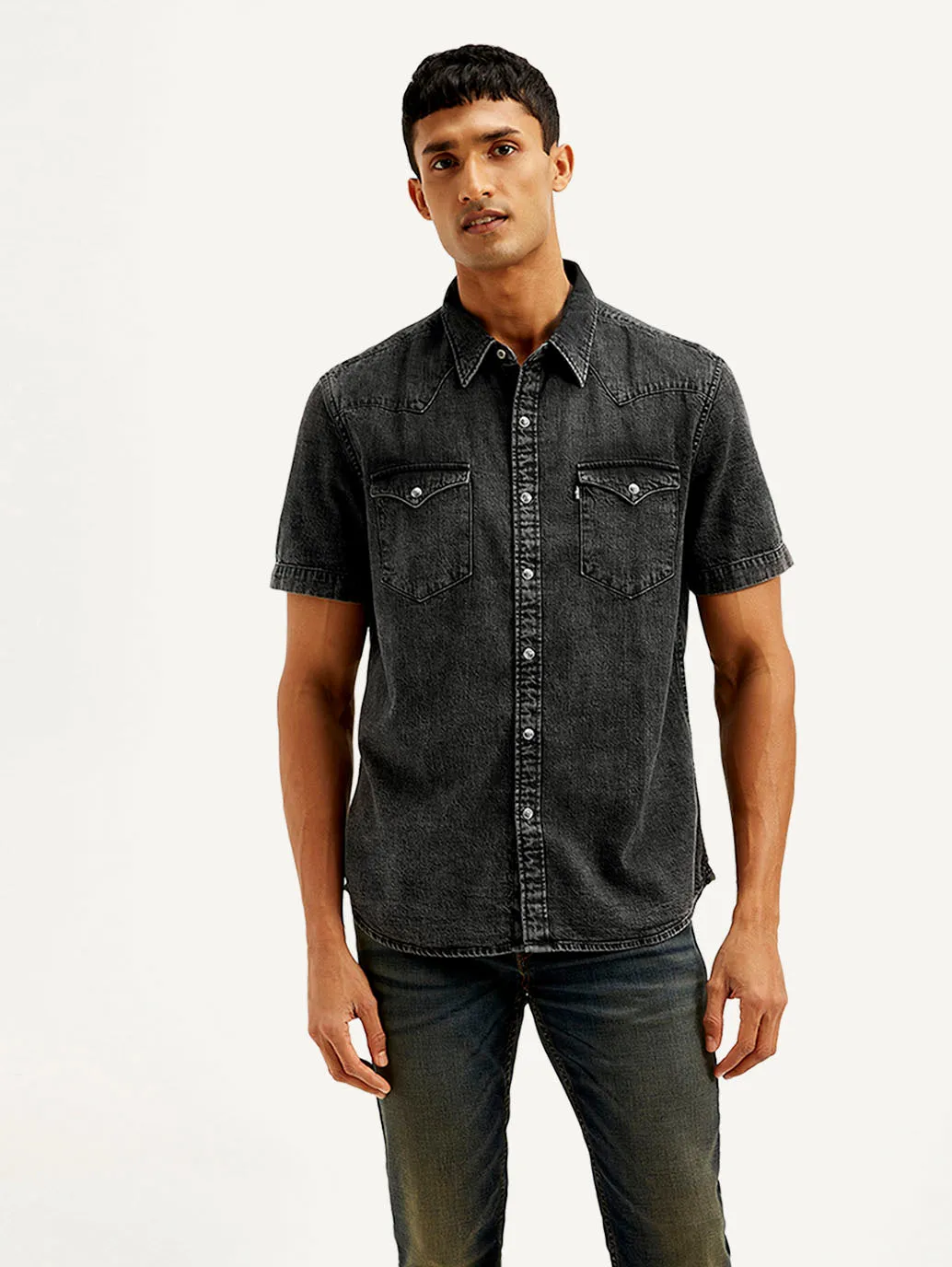 Men's Solid Slim Fit Shirt LEVI'S
