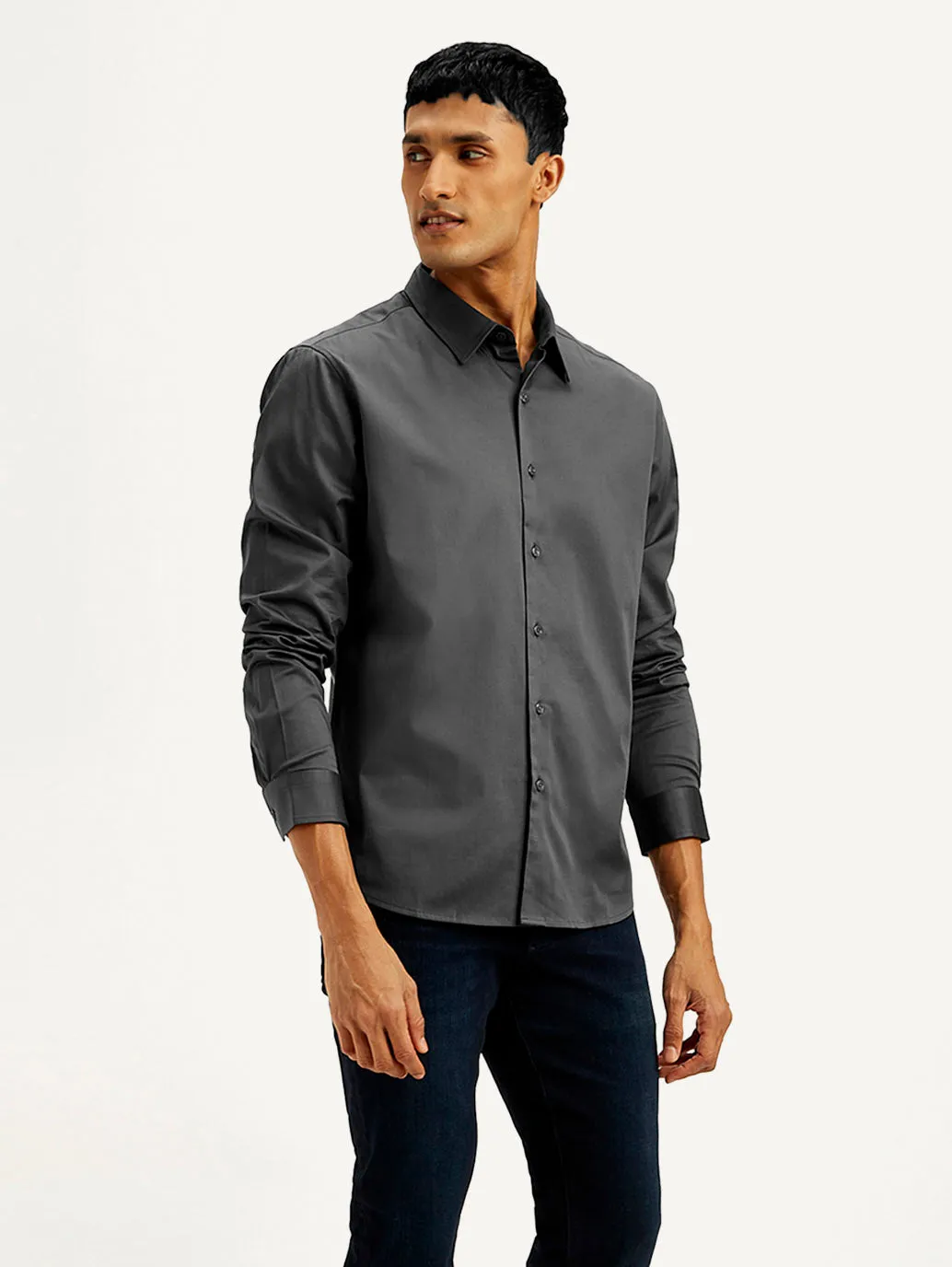 Men's Solid Slim Fit Shirt LEVI'S