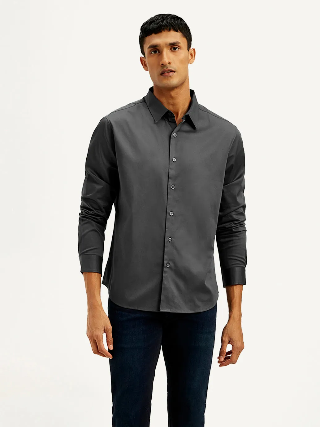 Men's Solid Slim Fit Shirt LEVI'S