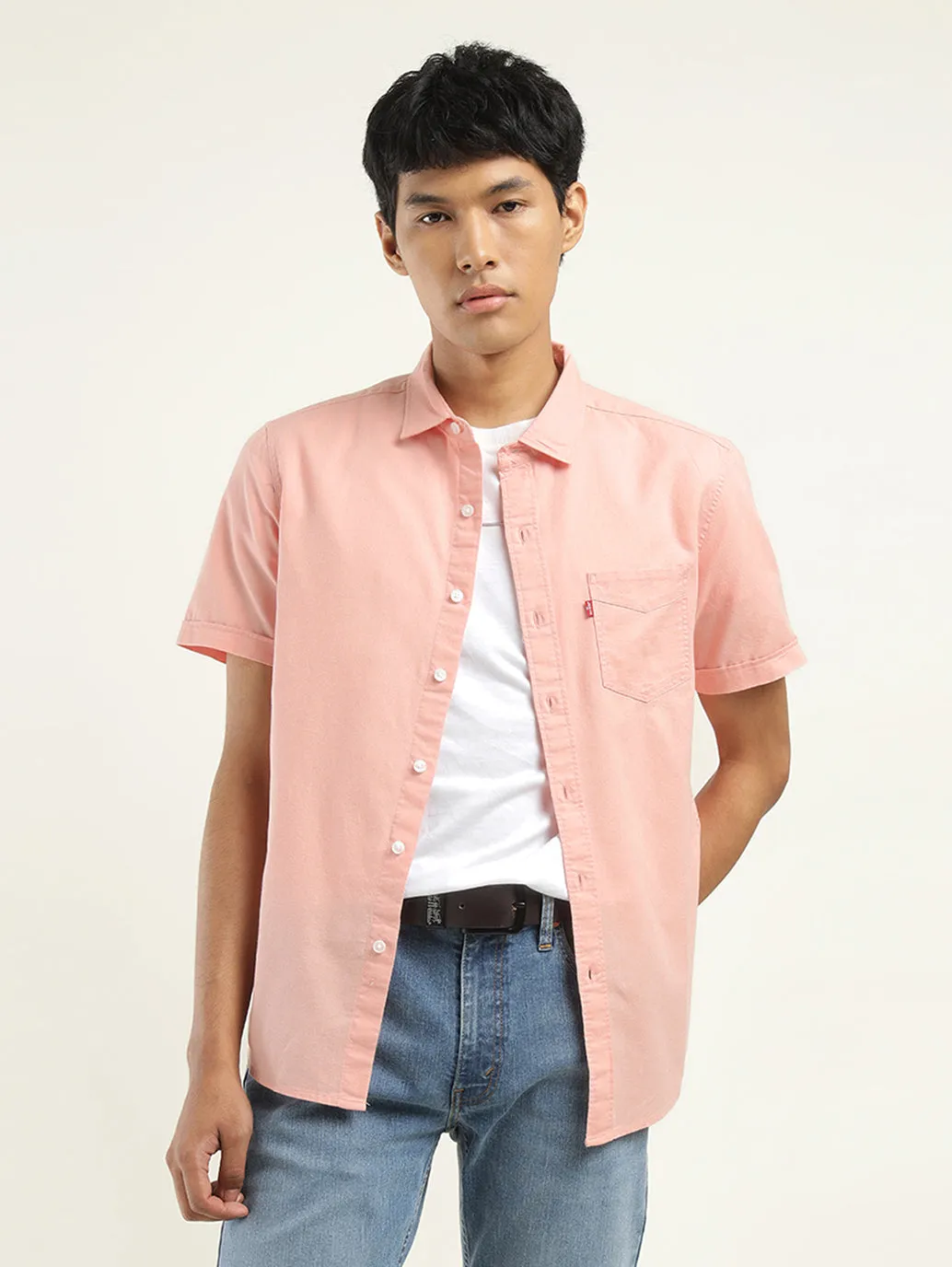 Men's Solid Slim Fit Shirt LEVI'S
