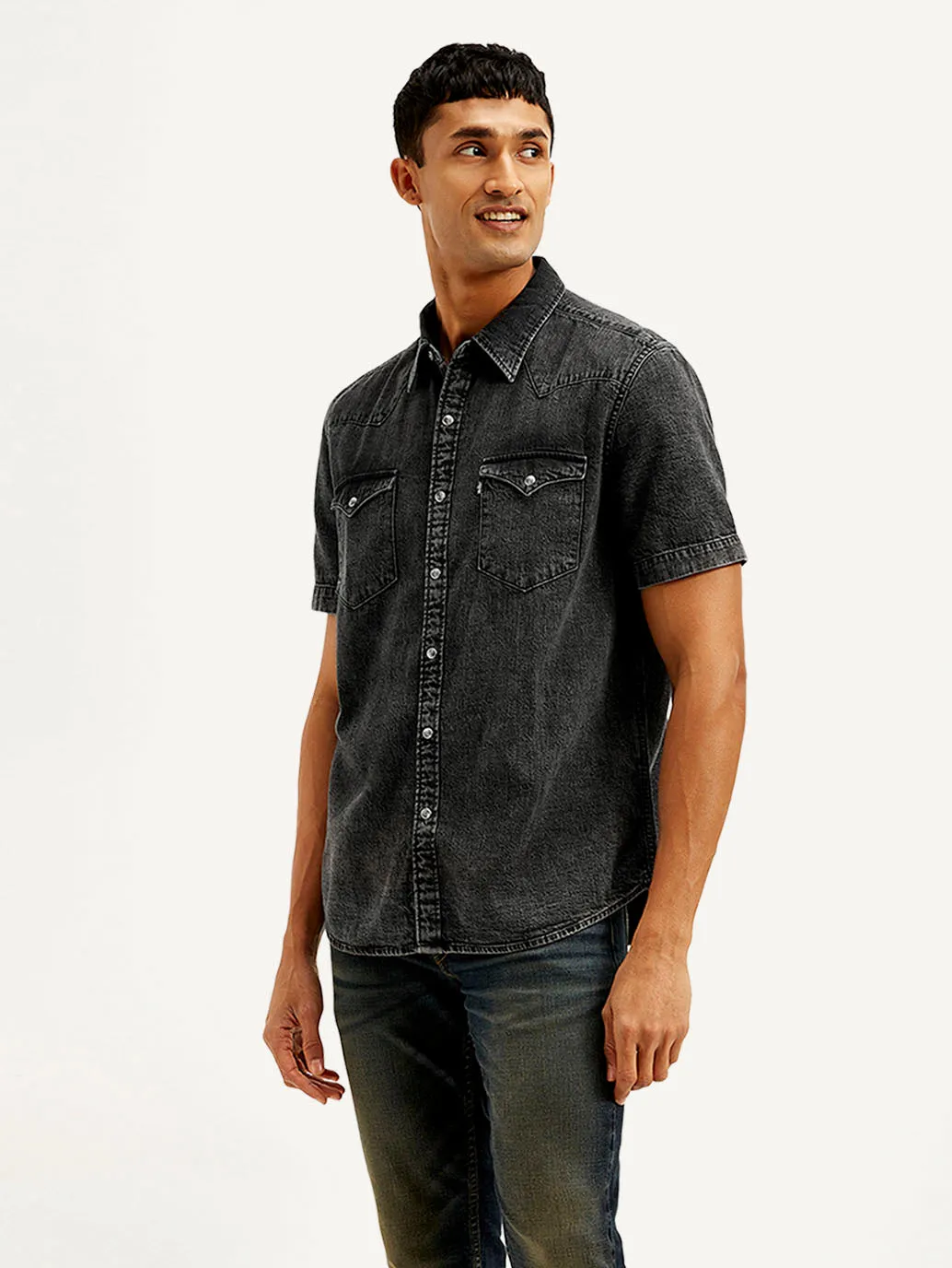 Men's Solid Slim Fit Shirt LEVI'S