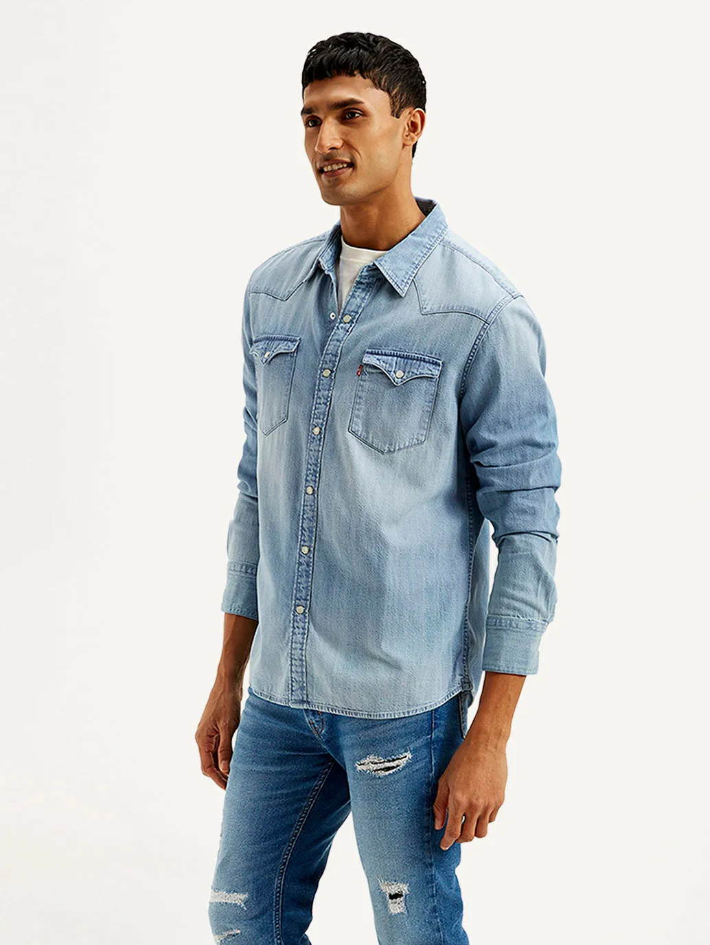 Men's Solid Slim Fit Shirt LEVI'S