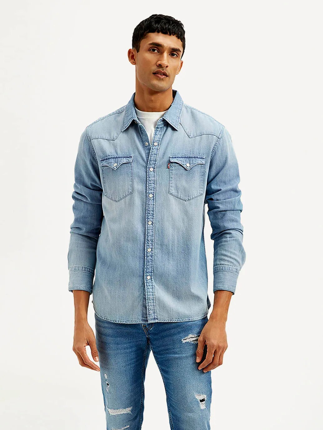Men's Solid Slim Fit Shirt LEVI'S