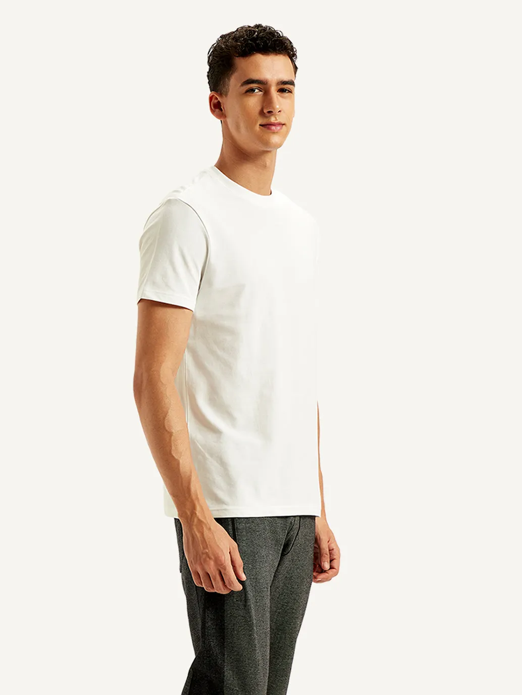 Men's Solid Slim Fit T-Shirt LEVI'S