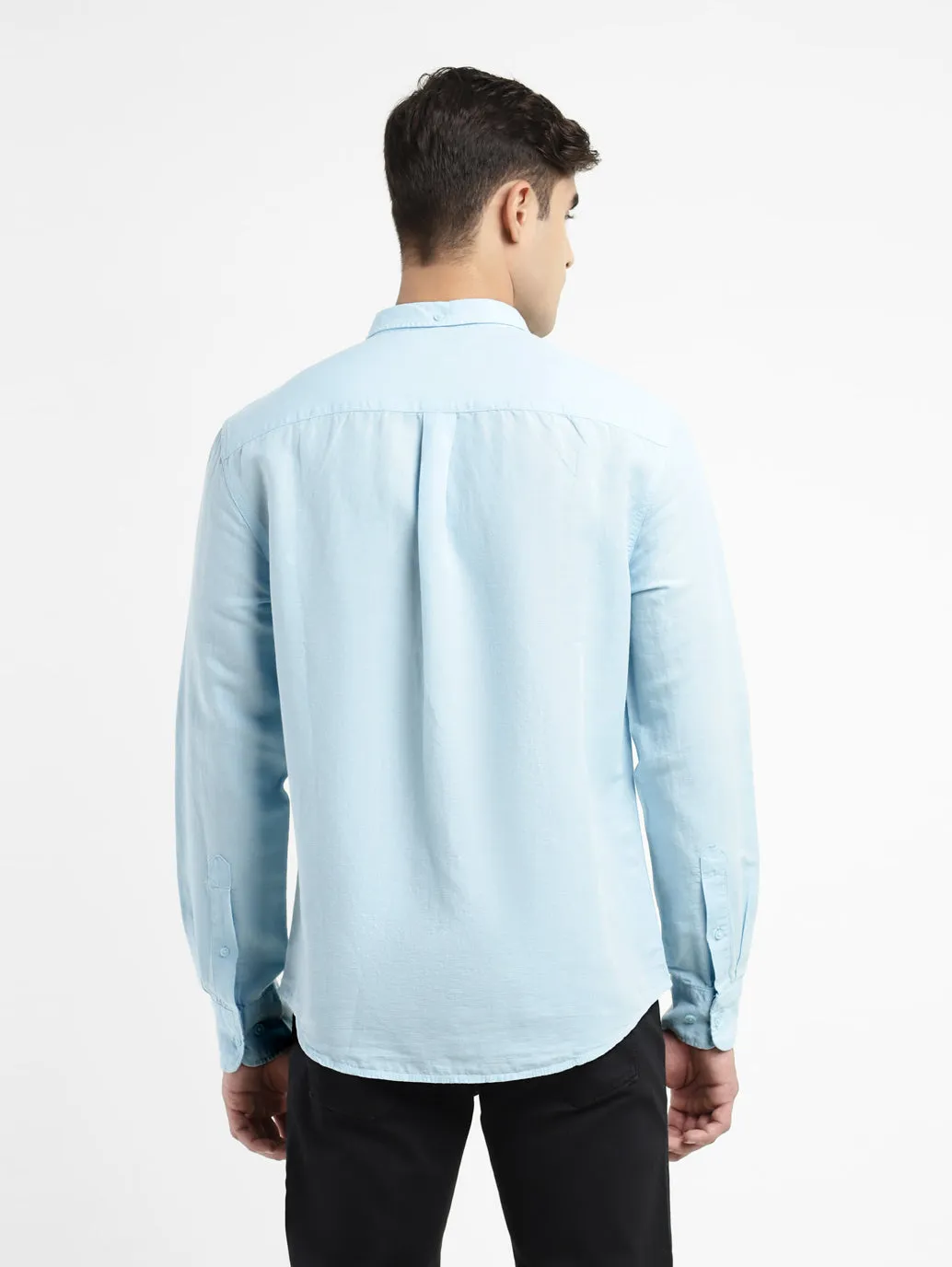 Men's Solid Spread Collar Shirt LEVI'S