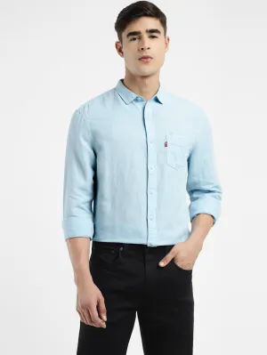 Men's Solid Spread Collar Shirt LEVI'S