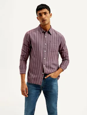 Men's Striped Slim Fit Linen Shirt LEVI'S