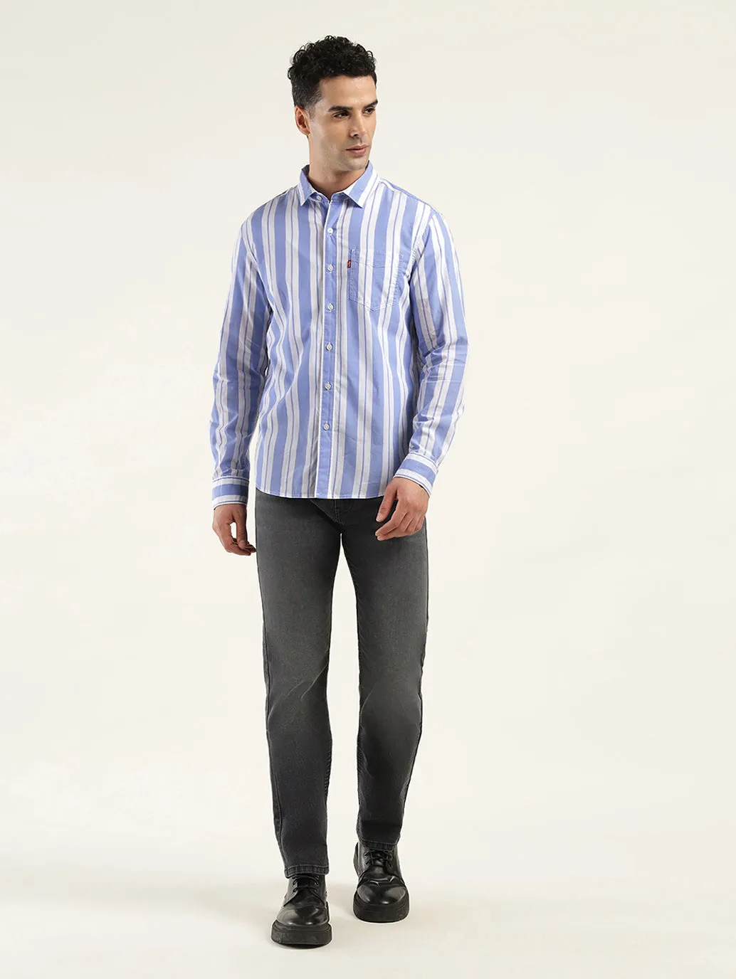 Men's Striped Slim Fit Shirt LEVI'S
