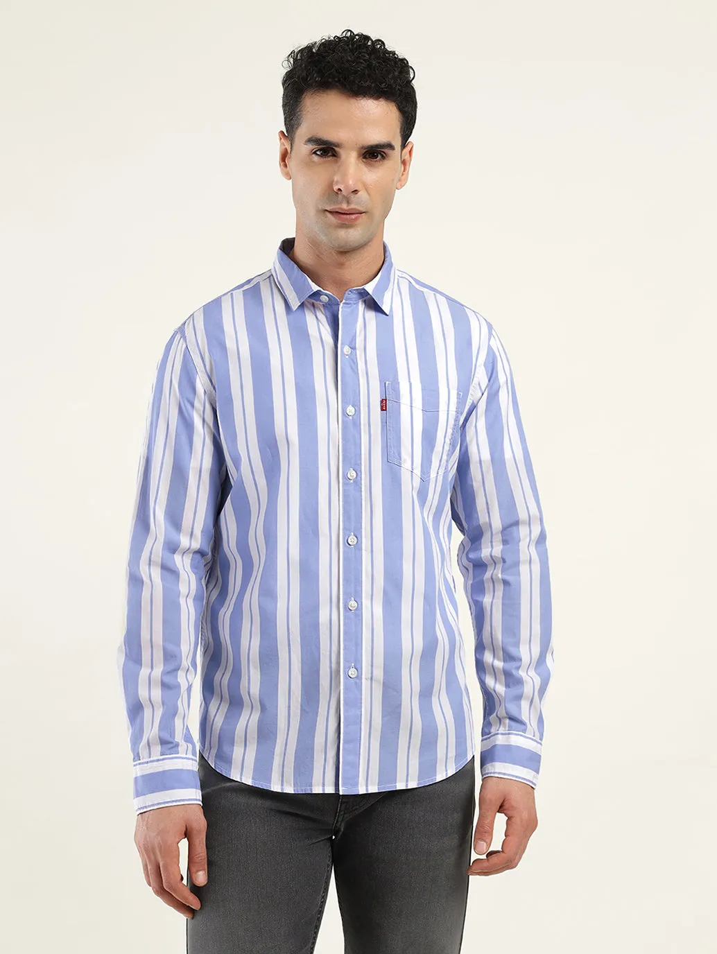 Men's Striped Slim Fit Shirt LEVI'S