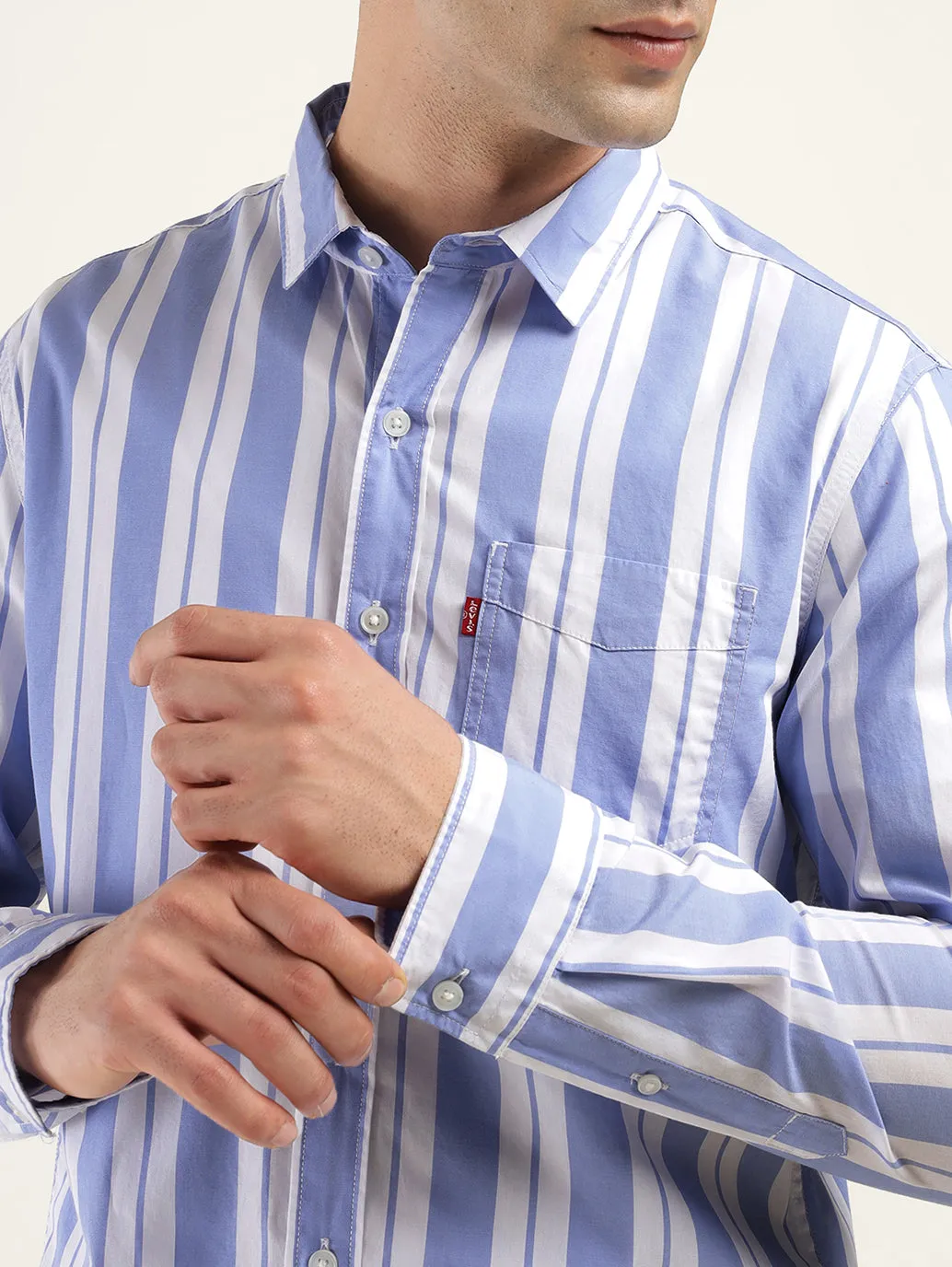 Men's Striped Slim Fit Shirt LEVI'S