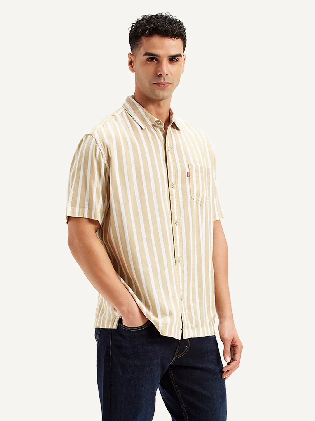Men's Striped Slim Fit Shirt LEVI'S