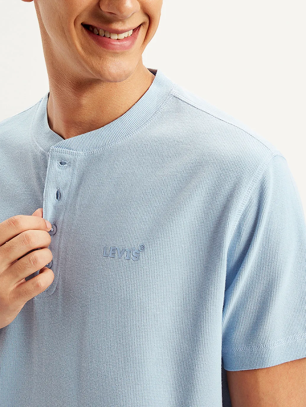 Men's Textured Regular Fit T-Shirt LEVI'S