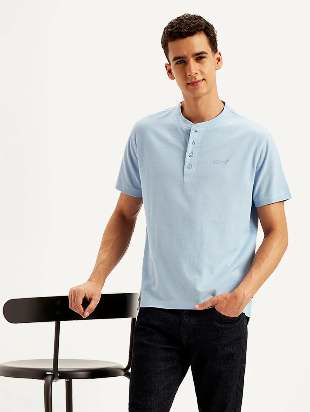 Men's Textured Regular Fit T-Shirt LEVI'S